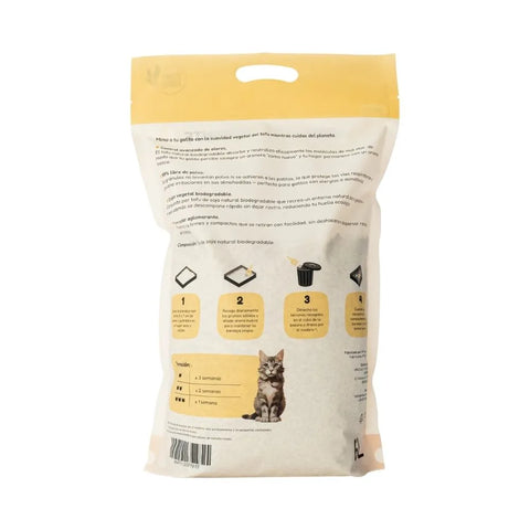 Arena aglomerante para gatos