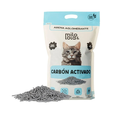 Arena aglomerante para gatos