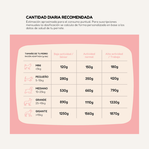 Comida Natural Cocinada de Cerdo para Perro Adulto