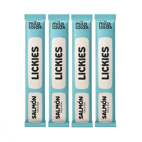 Snack cremoso de salmon para gatos