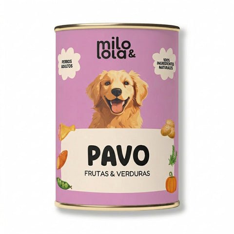 Pack 12 Latas de Pavo para Perro (12 x 380gr)