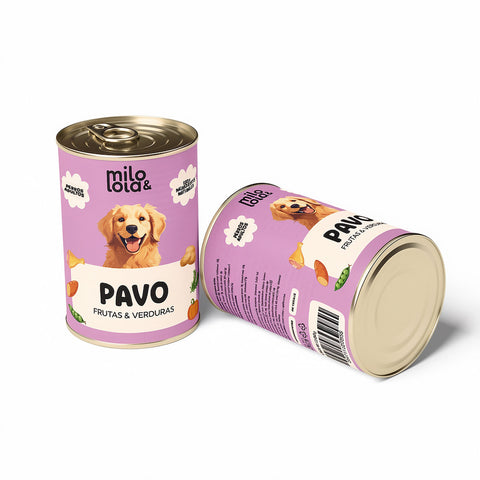 Pack 12 Latas de Pavo para Perro (12 x 380gr)