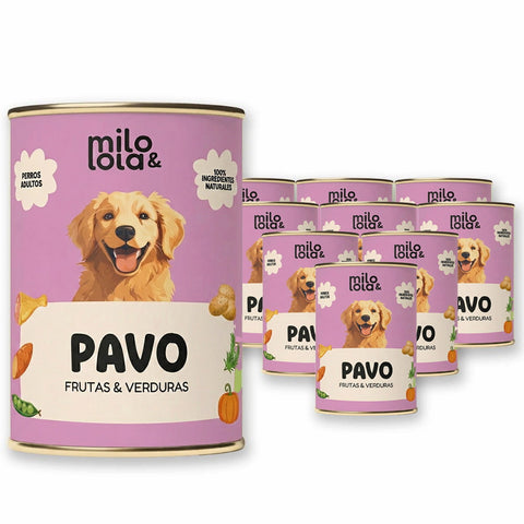 Pack 12 Latas de Pavo para Perro (12 x 380gr)