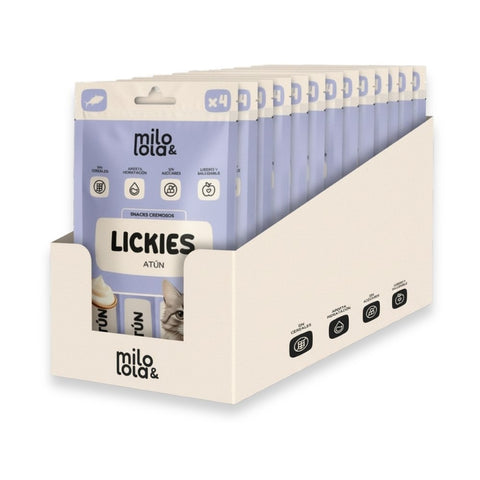 Pack 12x4 Lickies (Snacks Cremosos) de Atún para Gatito (12 x 60gr)