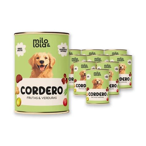 Pack 12 Latas de Cordero para Perros