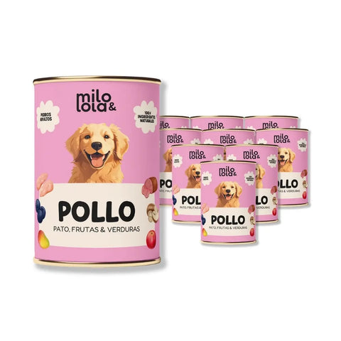 Pack 12 Latas de Pollo para Perros
