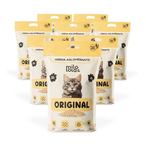 Pack 8 Arenas Aglomerantes Original para Gato (8 x 6L)