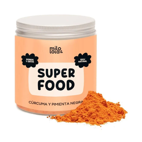Suplemento con curcuma y pimienta para perro y gato
