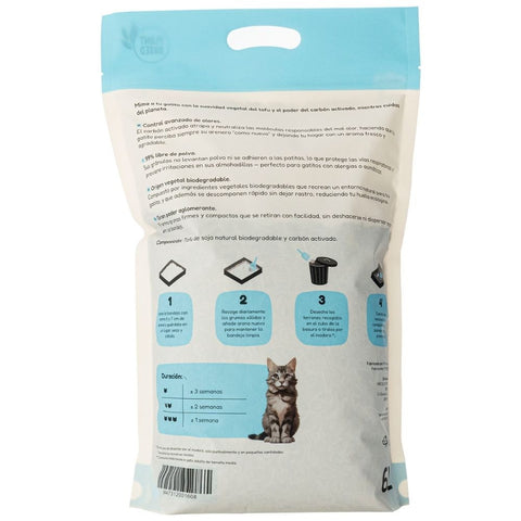 ingredientes arena carbon activado para gato Milo y Lola