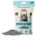 muestra de arena carbon activado para gato MiloyLola